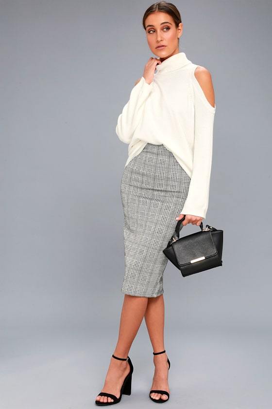 Spoiler Alert White Turtleneck Sweater 1