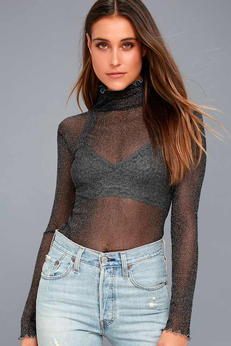 free people sheer top