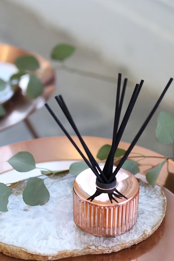 Pink Grapefruit and Prosecco Rose Gold Reed Diffuser 5