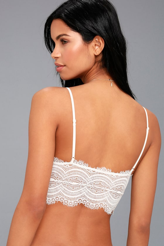 Belle White Lace Brami 3