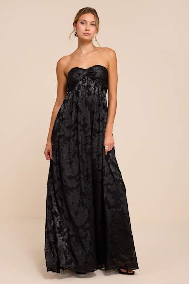 ladies long dresses casual Maxi Dresses, - Sexy Long Black Dresses Cotton maxi