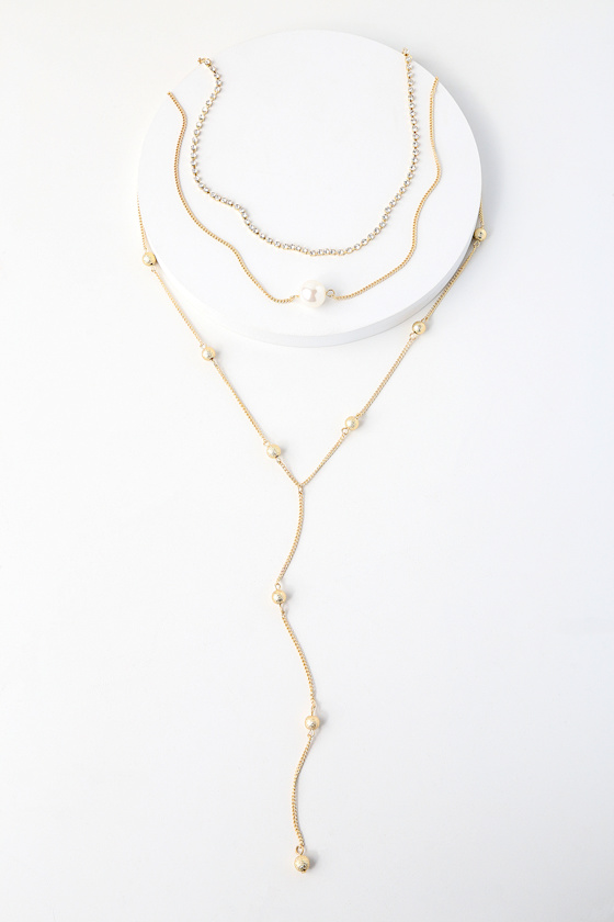 More than Ever Gold and Pearl Layered Necklace 2
