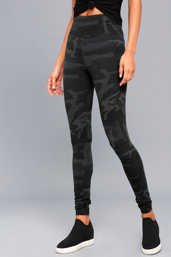 Get in Gear Grey Camo Print Leggings 2