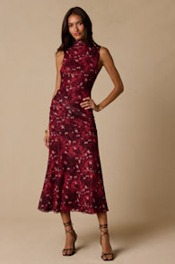 LUS131059: BURGUNDY/RUST 1