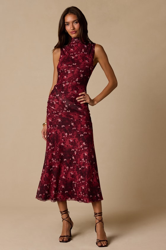 LUS131059: BURGUNDY/RUST 1
