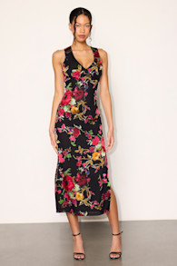 GSD506088: BLACK/MULTI FLORAL 1
