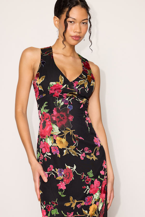 GSD506088: BLACK/MULTI FLORAL 2