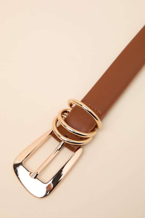 Rou Brown and Gold Statement Belt - thumbnail 4