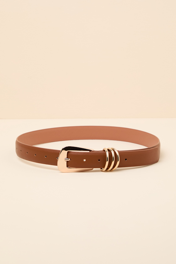 Rou Brown and Gold Statement Belt - thumbnail 5