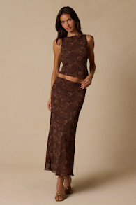 IPA5277S: BROWN FLORAL 1