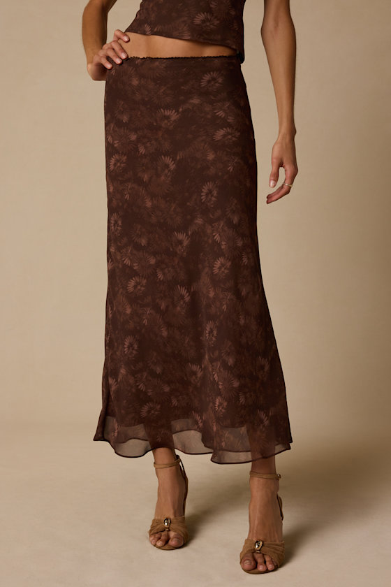 IPA5277S: BROWN FLORAL 2