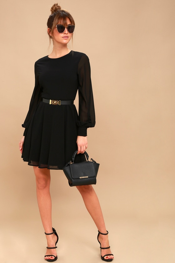 sadie may white long sleeve dress