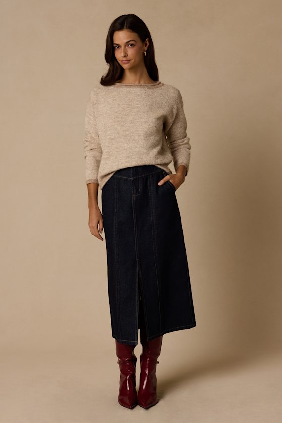 Sherman Beige Pullover Sweater - thumbnail 3