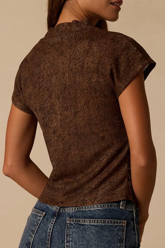 TT9395: BROWN/ DK BROWN 2