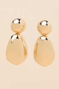 Trinket Gold Drop Earrings 2