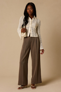 P33577L: BROWN/IVORY 2