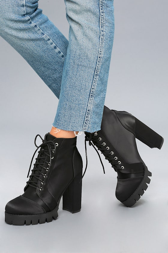 Harlow-st: Black satin 1