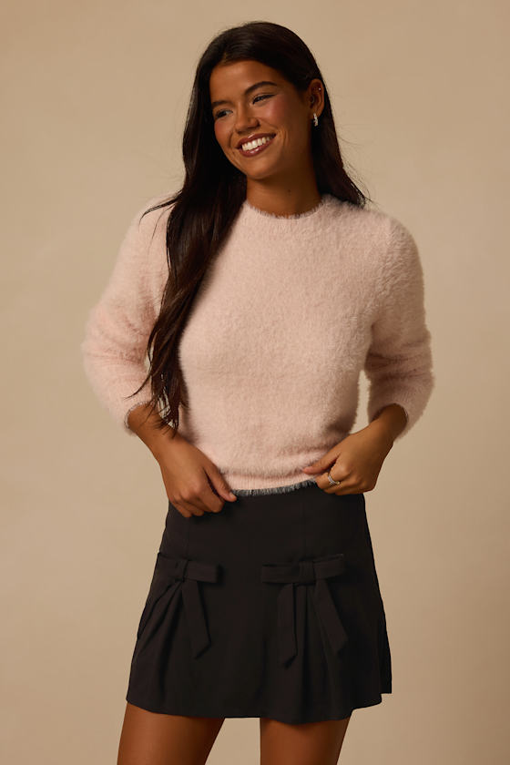 Franny Black Bow Mini Skirt 2