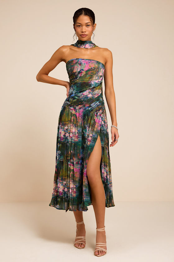 LL26136FL: BLUE/GREEN/PINK 1