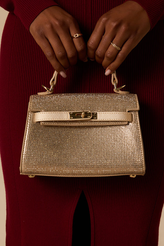 Steve Madden Signifi Champagne Mini Bag
