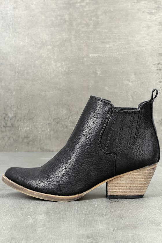 Motivate Black Ankle Booties 1