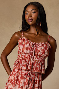 TSET2513: RUST/IVORY 1