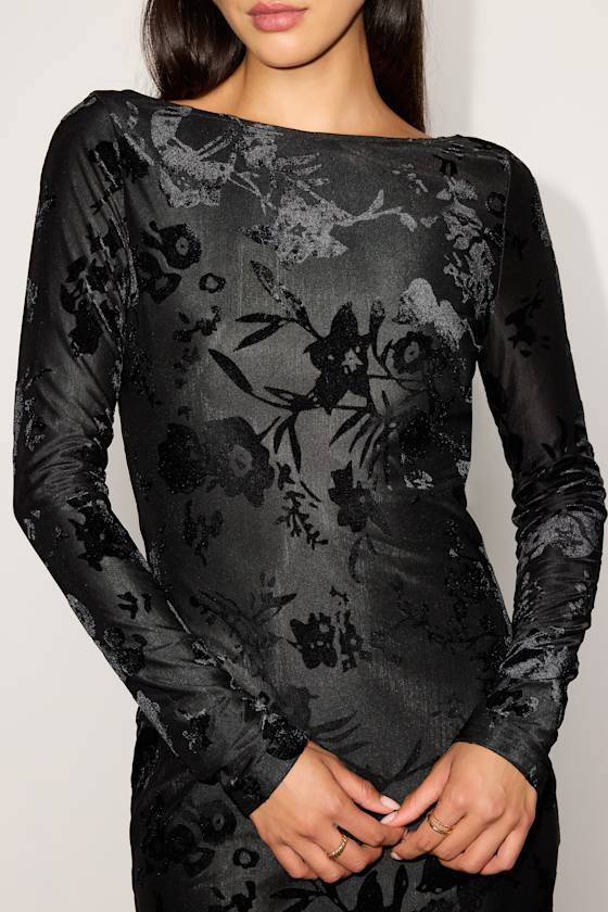 Masie Long Sleeve Mini Dress - thumbnail 5