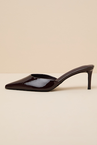 H3151: DARK BURGUNDY PATENT 1