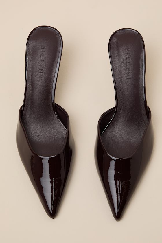 H3151: DARK BURGUNDY PATENT 2