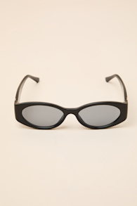 Simone Black Cat-Eye Sunglasses 1