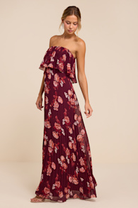 DA3099P: PLUM FLORAL 5