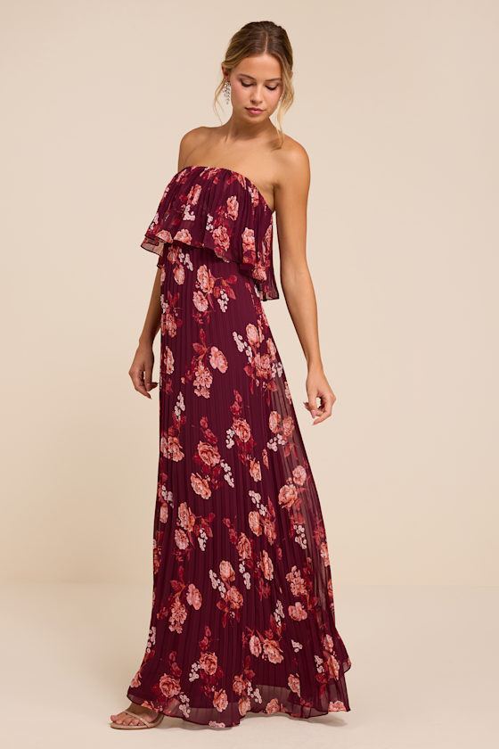 DA3099P: PLUM FLORAL 5