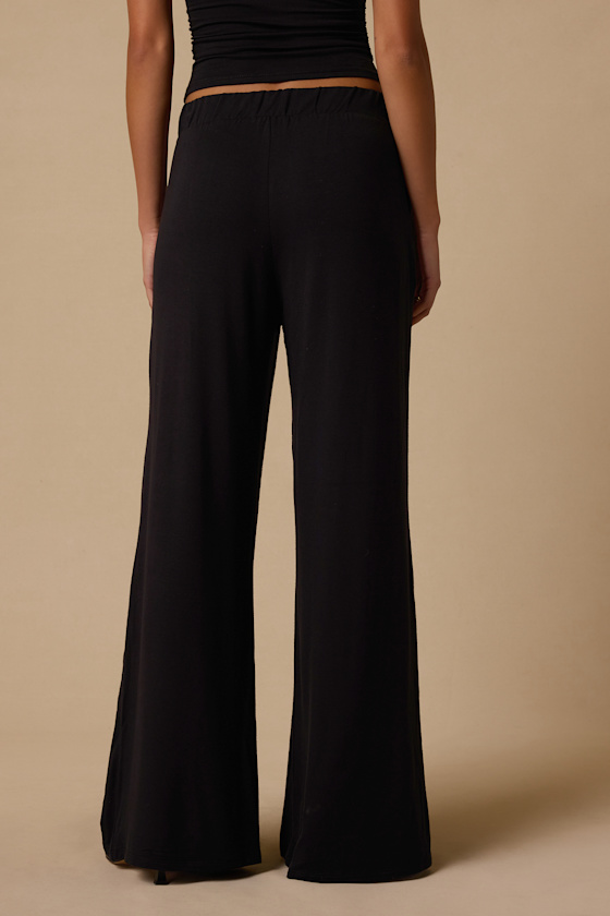 Jessi Black Wide-Leg Pants - thumbnail 3