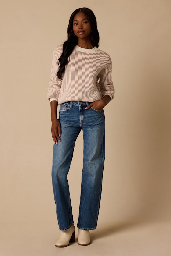 Soho Mauve Striped Sweater - thumbnail 3