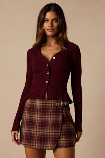 N26SK0043: TAN/BURGUNDY 1