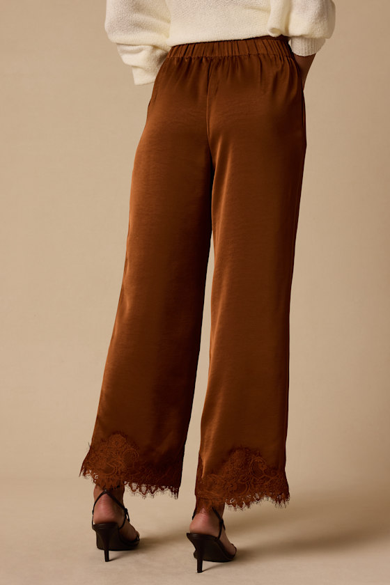 Owen Brown Satin Lace Pants - thumbnail 3