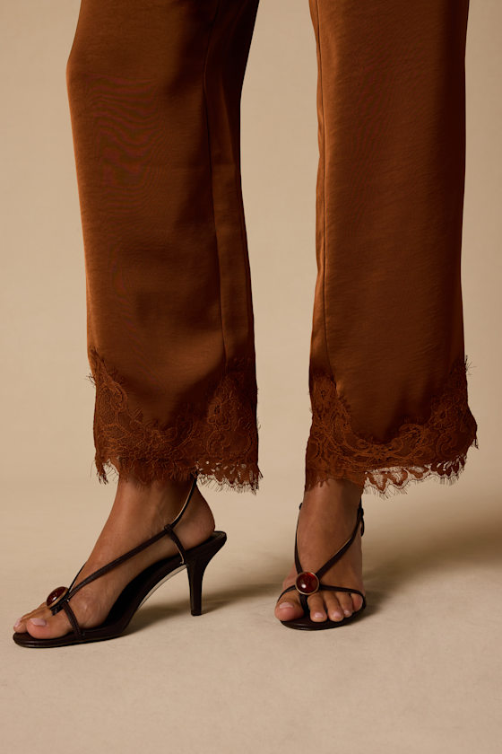 Owen Brown Satin Lace Pants - thumbnail 5