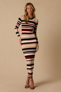 WT1521Z: IVORY/ TAUPE/ DK RED/ NAVY 1
