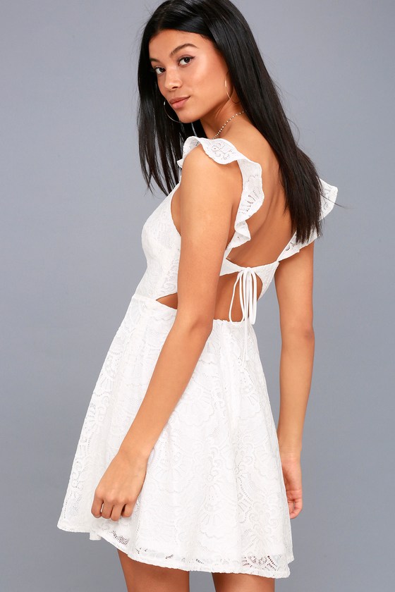 lulus lace skater dress
