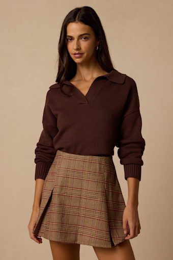 NJS1735: CAMEL/BROWN/BURGUNDY 1