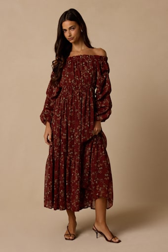 LD50067C026: MAROON/ GREEN/ YELLOW/ IVORY 1