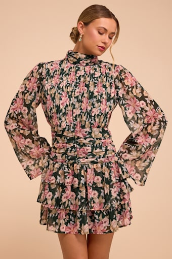 CD11510: GREEN/IVORY/MAUVE 1