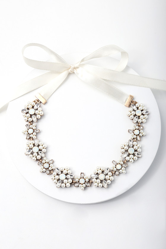 Love You Still Cream Rhinestone Headband 2