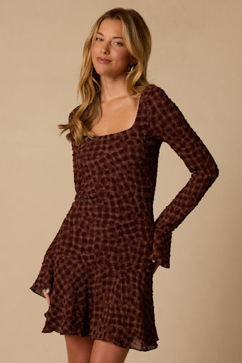 N26DR07742: MAROON/ BROWN/ TAUPE MULTI 2