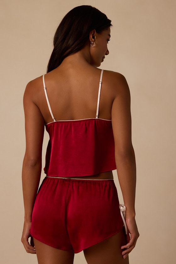 FSET8055T: BURGUNDY/ BABY PINK 2