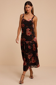 9D4305: BLACK/BERRY/OLIVE 1