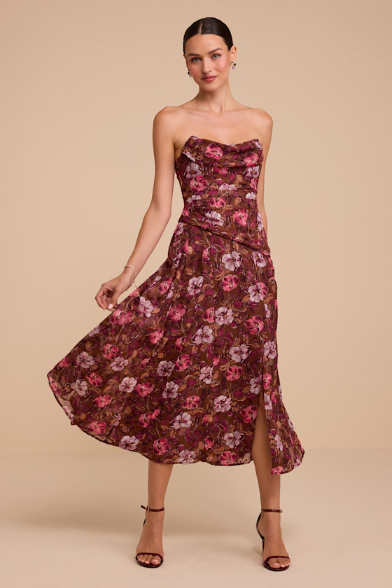L25398: BROWN/MAGENTA/PINK 1