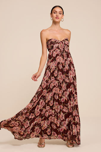 L25366: BROWN/ PINK/ BURGUNDY 2