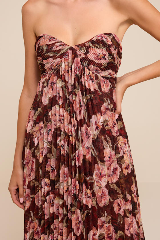 L25366: BROWN/ PINK/ BURGUNDY 3