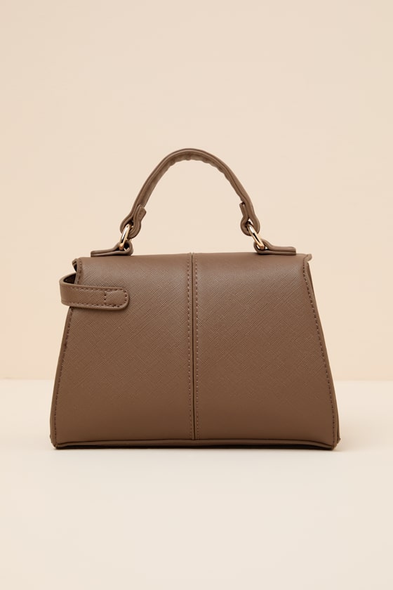 Wallace Brown Top Handle Handbag - thumbnail 5